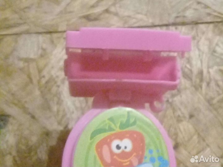 Унитаз кукольный розовый