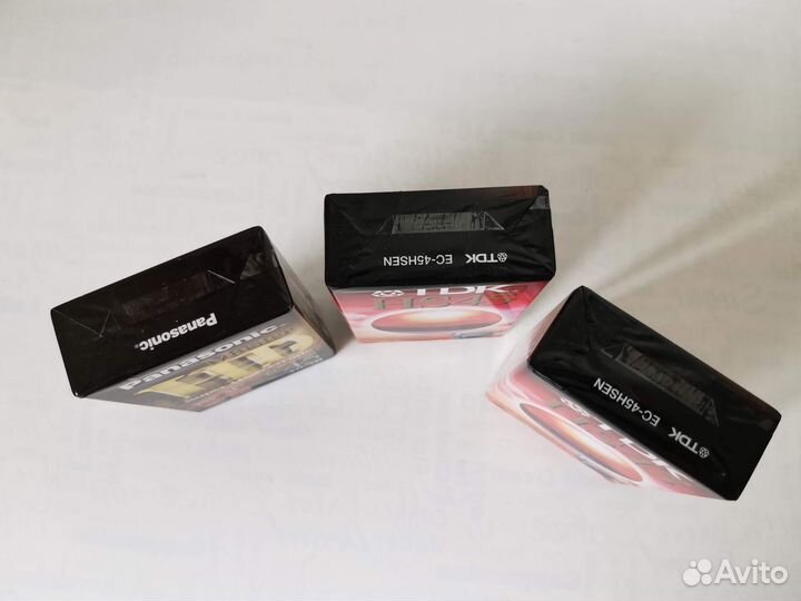 Видеокассеты TDK HS45, Panasonic HD Master EC-45