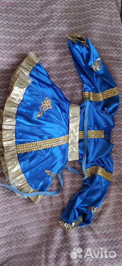 Платье для девочки синее