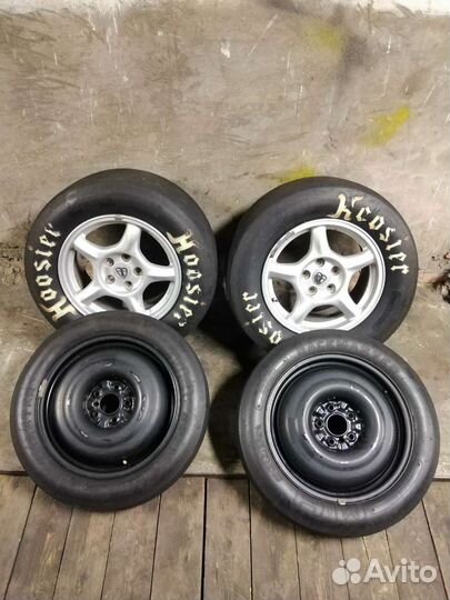 Hoosier Drag Racing Slicks 4.25/26 R17 и 10.00/28 R16 80W