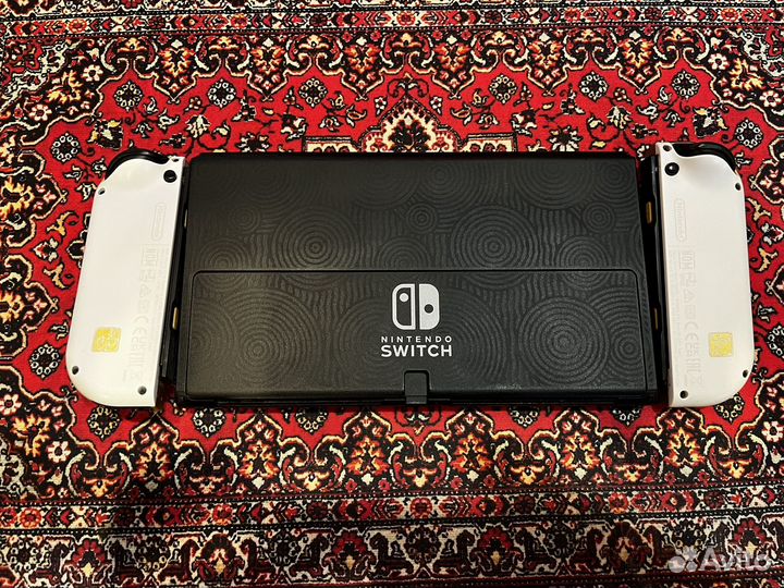 Nintendo switch oled zelda edition прошитая 256гб