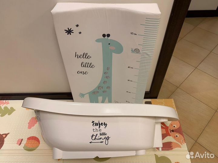 Ванночка термо Bebe Jou и матрас пеленальный