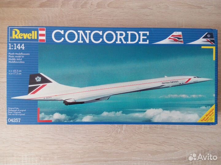 Сборная модель самолета concorde 04257 1:144