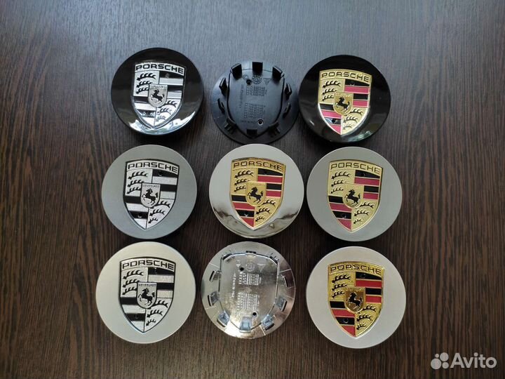 Колпачки Заглушки колесных дисков Porsche