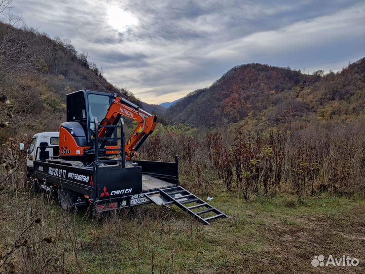 Услуги мини экскаватора и мини погрузчика