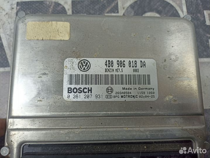 Эбу двигателя Volkswagen Passat B5 +