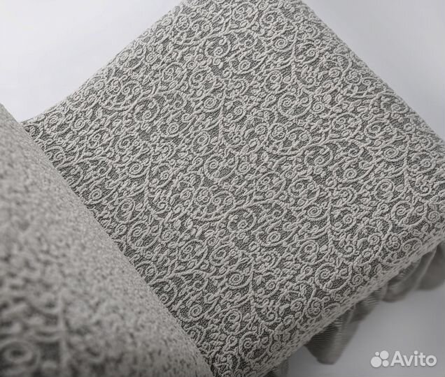 Чехлы на стулья со спинкой 2 шт набор, Молочный