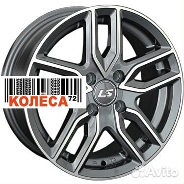 LS Wheels LS735 6.5x15 4x100 ET40 Dia73.1 GMF
