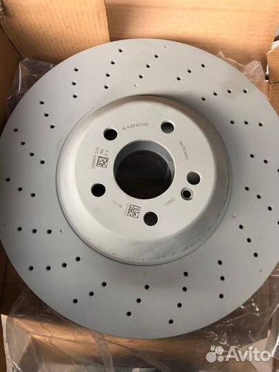 Тормозной диск передний на Mercedes benz W222