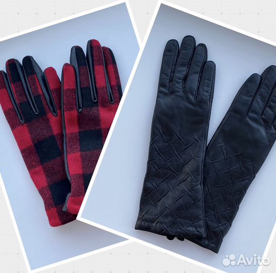 Перчатки женские новые теплые