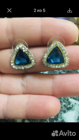 Серьги гвоздики