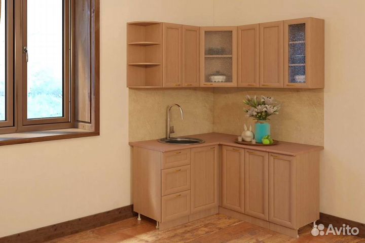 Кухонный гарнитур Рамочный угловой