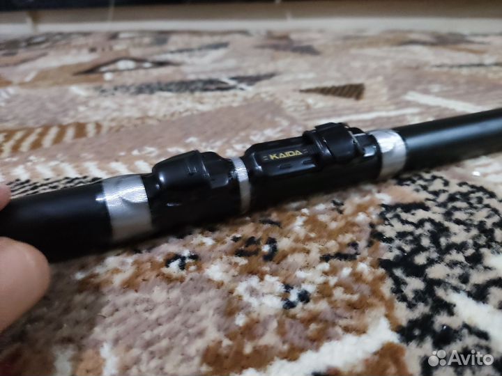 Удилище телескопическое Kaida Black Cat MX 600