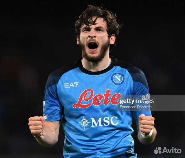 Майка фк Наполи 2022/23 Emporio Armani на разм L/M