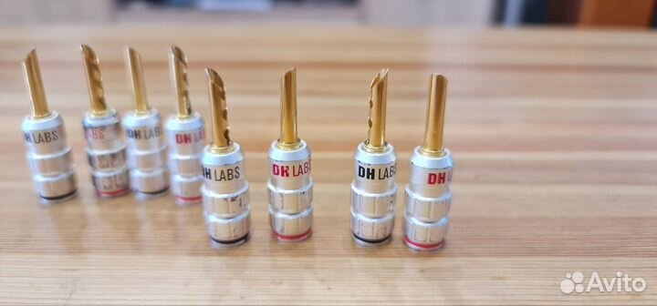 Dh labs banana z plugs gold 4 шт