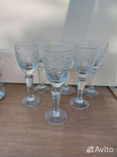 Рюмки СССР хрусталь и стекло