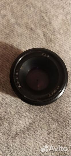 Объектив nikon 50mm 1.8 d