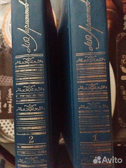 Книги Лермонтов в 2 томах