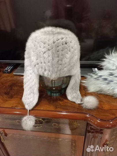 Шапка норковая женская