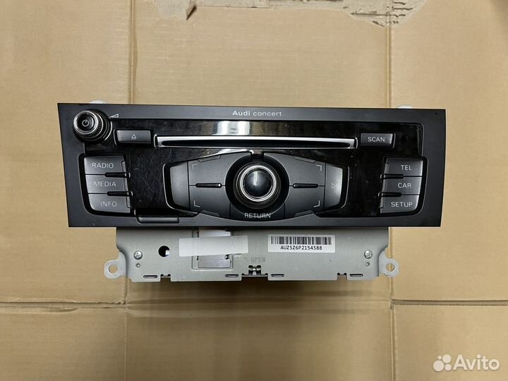 Audi concert рестайл полный комплект с блоком bt