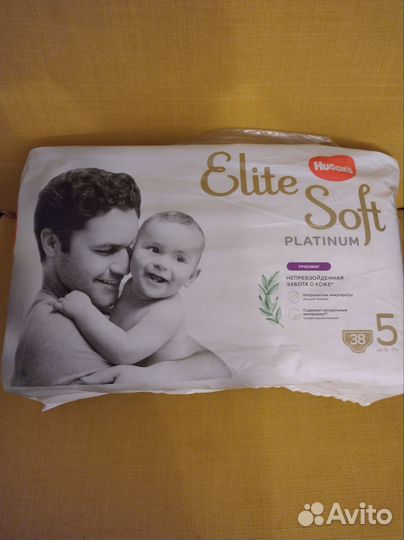Подгузники трусики huggies elite soft 5 platinum