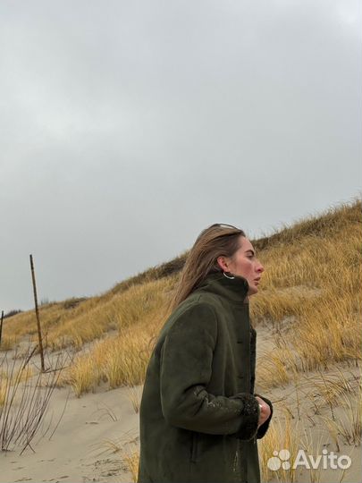 Винтажная дубленка