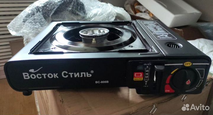 Плита походная с переходником