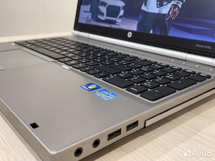 Мощный алюминиевый ноутбук HP i5/240SSD/гарантия