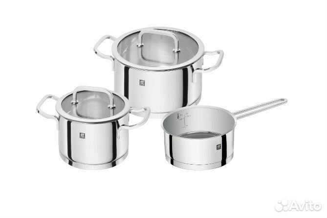 Набор из 3 кастрюль Zwilling Moment, Германия