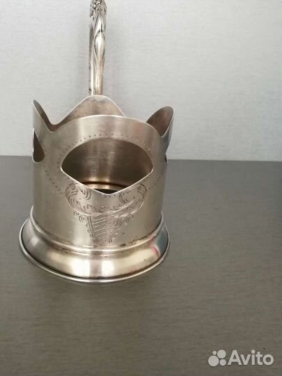 Подстаканник старинный серебро 875 проба
