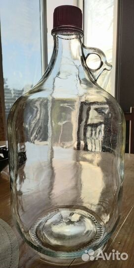 Бутыль стеклянная 5 литров