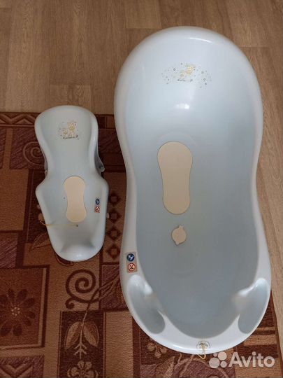 Ванночка для купания с горкой