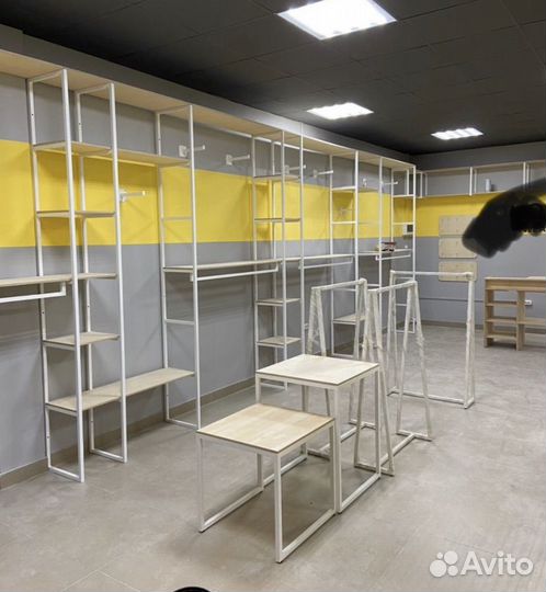 Стеллаж металлический в стиле лофт