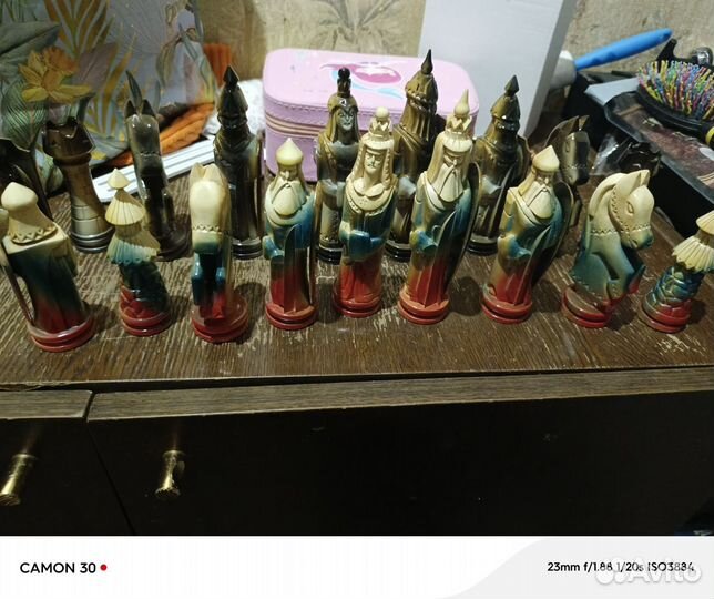 Нарды и шахматы совместно на одной доске