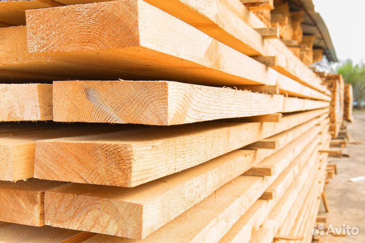 Доска сосна 50х150мм, натуральная, гост