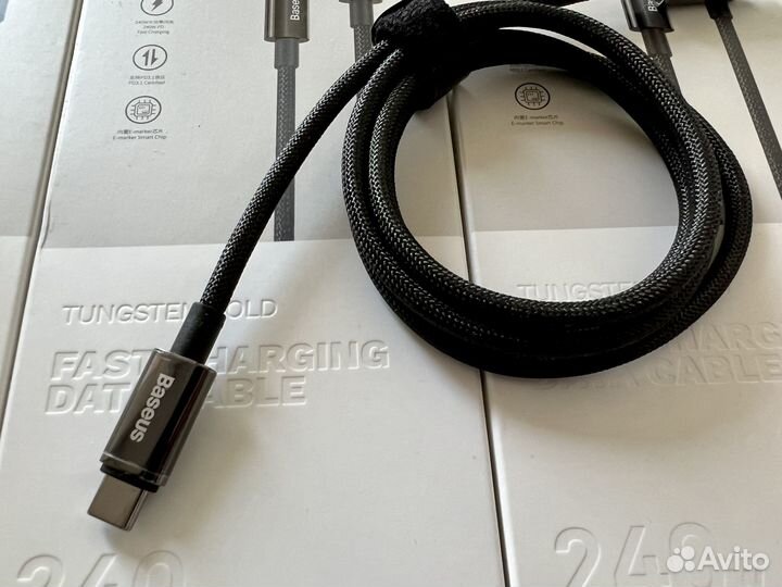 Кабель Baseus, USB Type-C, 240 Вт