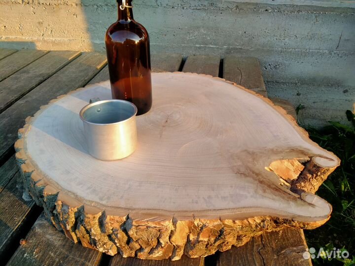 Спил (слеб) дерева с ножками и без