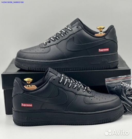 Кроссовки Nike Air Force 1 Low & Supreme (Арт.20856)