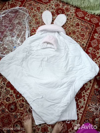 Зимний конверт на выписку