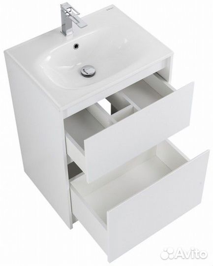 Тумба с раковиной BelBagno Kraft 60-PIA-BB1923-600 Bianco Opaco