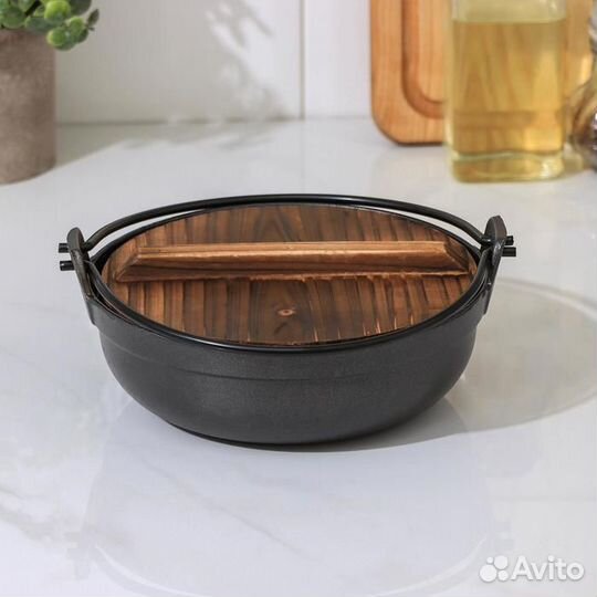 Котелок чугунный «Восточная ночь», 1 л, с крышкой