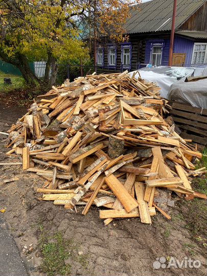 Дрова срезка горбыль сосны-осины