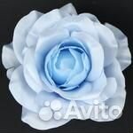 Цветок искусственный Роза головка 10х6см микс W583