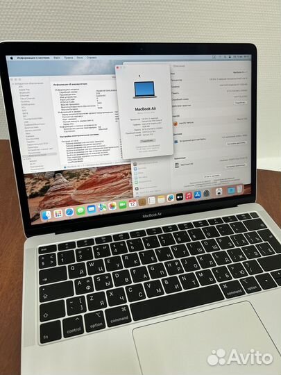 Macbook Air 13 2019 retina (i5,128gb, Touch id)
