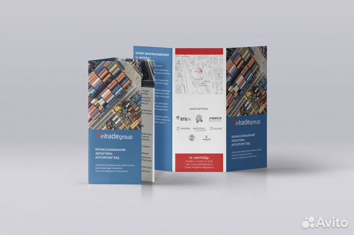 Дизайн и верстка каталогов, буклетов, меню и друго