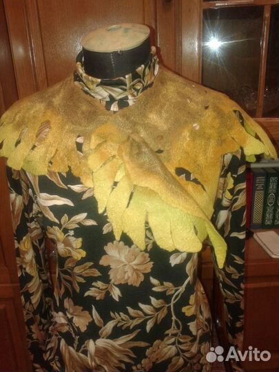 Валяные шарфы и палантины