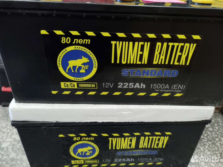 Аккумулятор Тюмень 225А доставка