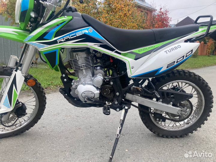 Мотоцикл Эндуро Racer 200