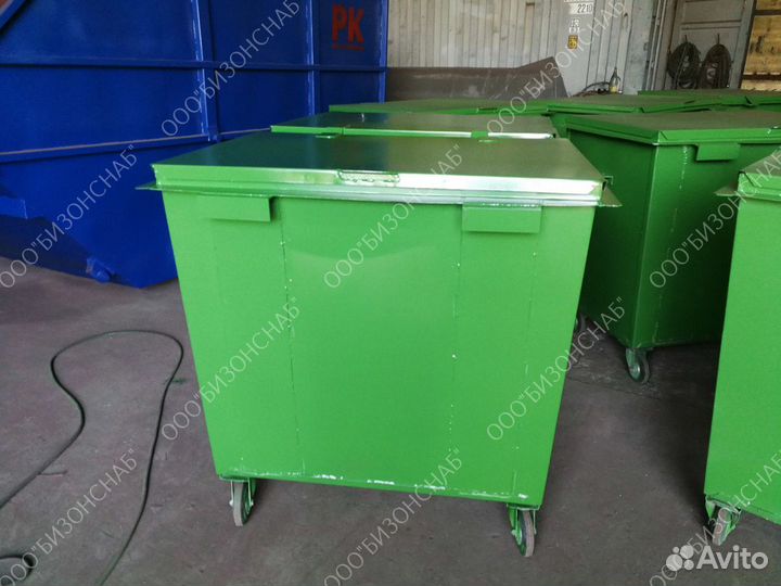 Евроконтейнер из металла 1,1 м3 Арт 5840