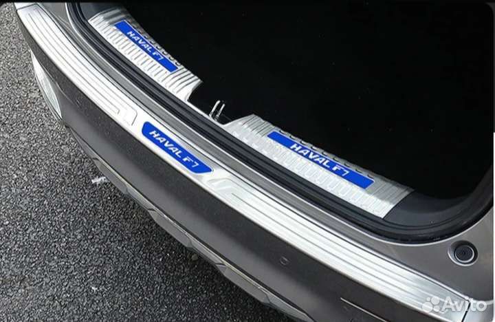 Защитная накладка на бампер haval